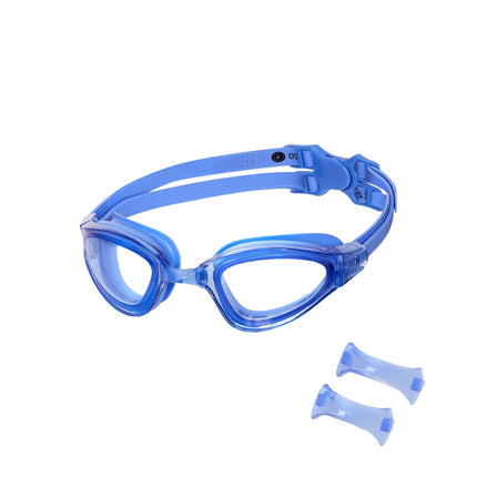 Lunettes de natation bleues, antibuée, protection UV