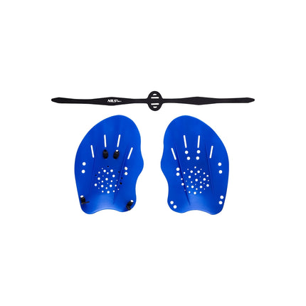 Blaue Schwimm-Paddles, verstellbar, ergonomisches Design