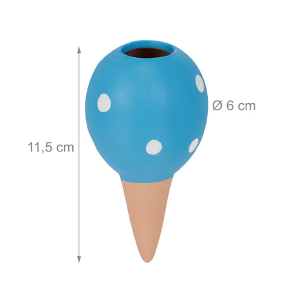 Cônes en argile bleue - lot de 4