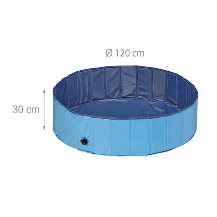 Blauer Hundepool