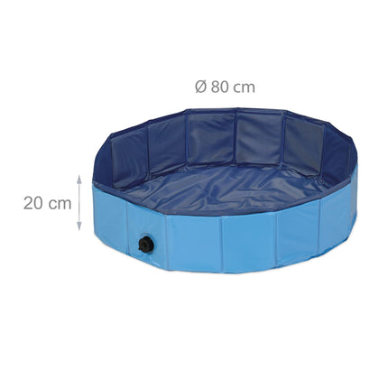 Blauer Hundepool