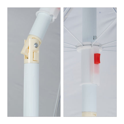 Parasol bleu 160 cm