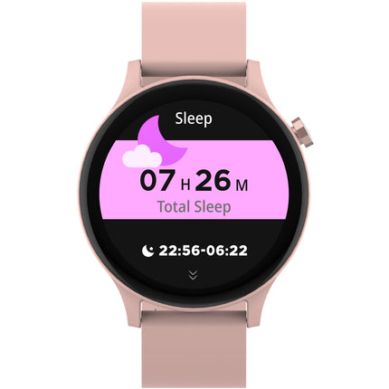 Bluetooth-Smartwatch Rosa/Beige
