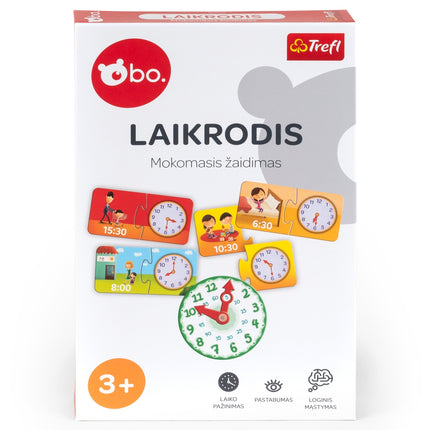 Bo. Jeu de société éducatif « Horloge » (en langue lituanienne)