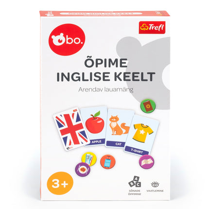 Bo. Jeu de société éducatif "L'anglais est amusant" (en langue estonienne)