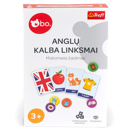 Bo. Jeu de société éducatif "L'anglais est amusant" (en langue lituanienne)