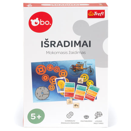 Bo. Jeu de société éducatif "Inventions" (en langue lituanienne)