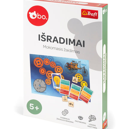 Bo. Jeu de société éducatif "Inventions" (en langue lituanienne)