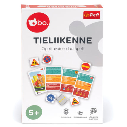 Bo. Jeu de société éducatif « Circulation routière » (en langue finlandaise.)
