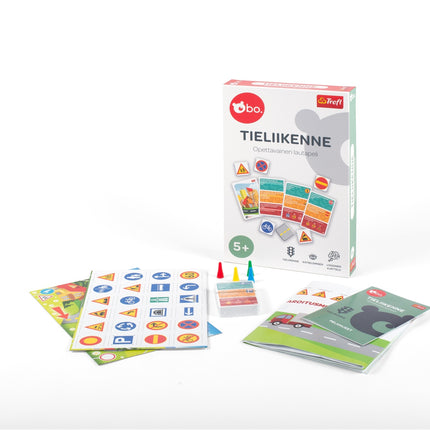 Bo. Jeu de société éducatif « Circulation routière » (en langue finlandaise.)