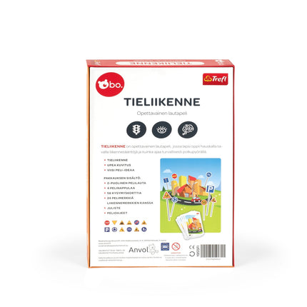 Bo. Jeu de société éducatif « Circulation routière » (en langue finlandaise.)