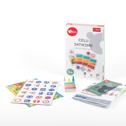 Bo. Jeu de société éducatif « Circulation routière » (en langue lettone)