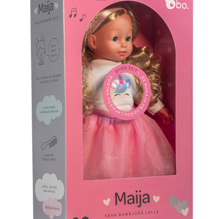 Bo. Interaktive Puppe „Maija“ (Spricht Lettisch), 40 cm
