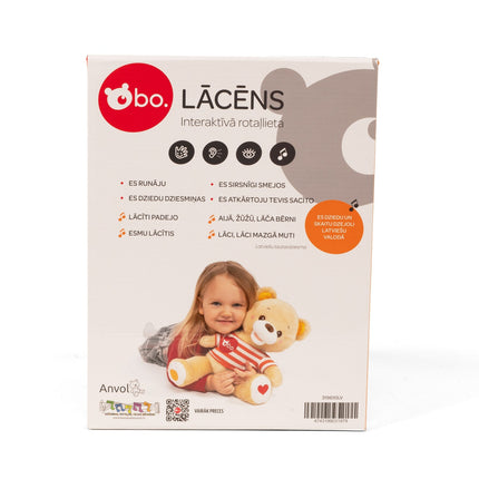 Bo. Ours jouet interactif (en langue lettone)