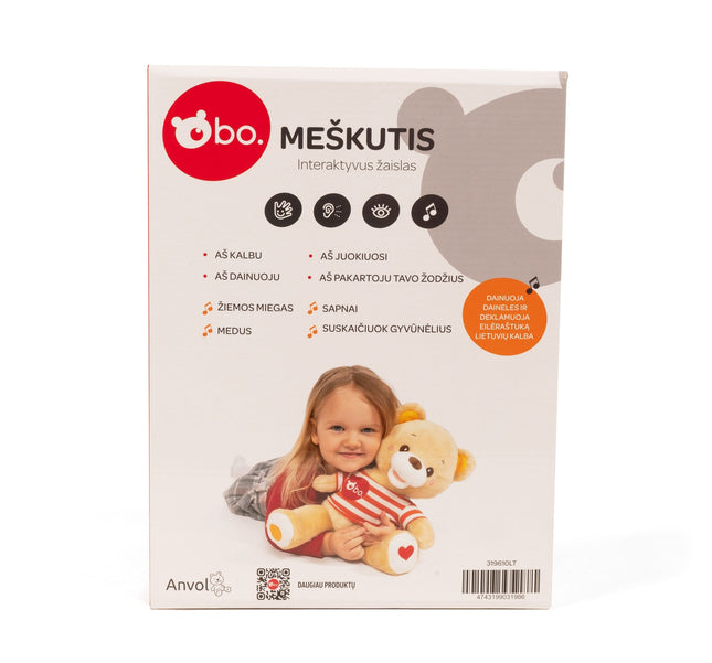 Bo. Ours jouet interactif (en langue lituanienne)
