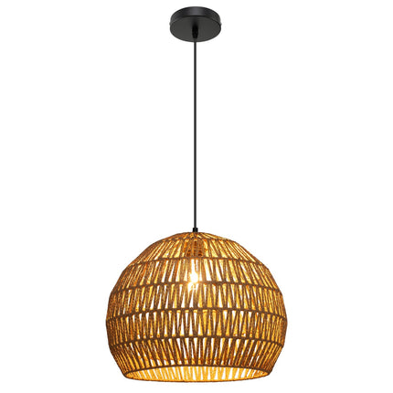 Suspension Boho, hauteur réglable, abat-jour en papier
