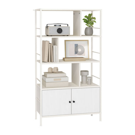 Bibliothèque avec meuble de rangement - 3 étagères, meuble bas