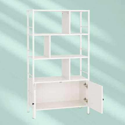 Bibliothèque avec meuble de rangement - 3 étagères, meuble bas