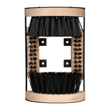 Grattoir à bottes avec brosses de nettoyage triple face