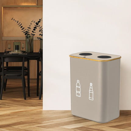 Collecteur de bouteilles avec 2 sacs amovibles, capacité de 160 L