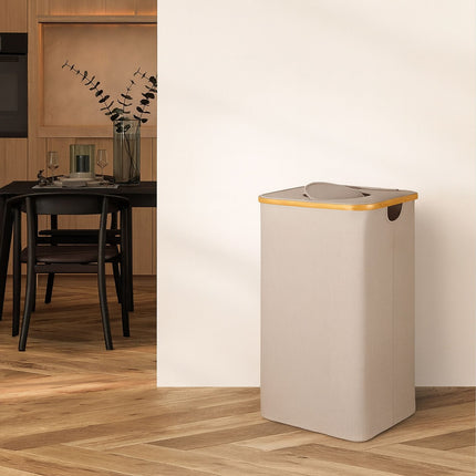 Collecteur de bouteilles avec couvercle, capacité de 100 L, sac amovible