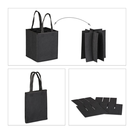 Sac à bouteilles pour 9 bouteilles en feutre