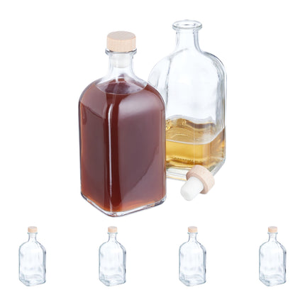 Bouteilles à remplir, pack de 6, 500 ml