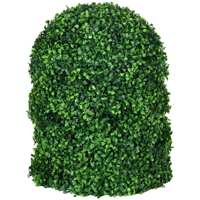 Boule de buis lot de 2 plantes artificielles avec protection UV, pour intérieur et extérieur, vert