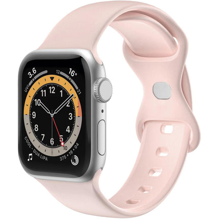 Armband für Apple Watch 38/40/41mm Silikon Rosa