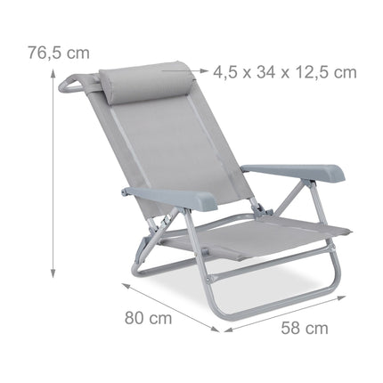 Chaise en laiton avec coussin de nuque