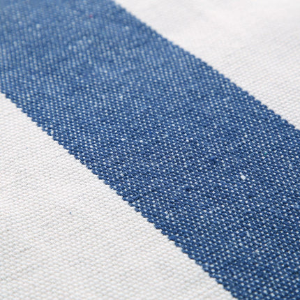 Brasilianischer Stuhl, Weiß-Blau, Klappbar, Für draußen geeignet