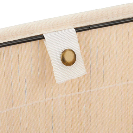 Corbeille à pain en bambou, motif floral
