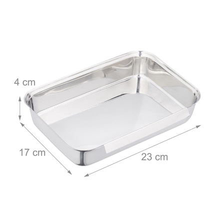 Ensemble de plateaux à paner en acier inoxydable