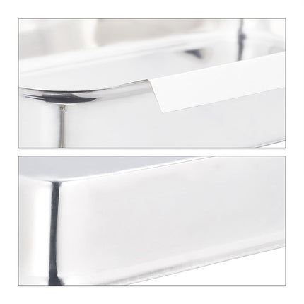 Ensemble de plateaux à paner en acier inoxydable