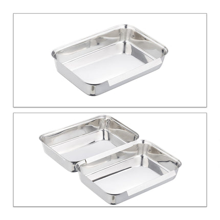 Ensemble de plateaux à paner en acier inoxydable