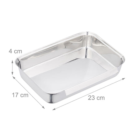 Ensemble de plateaux à paner en acier inoxydable