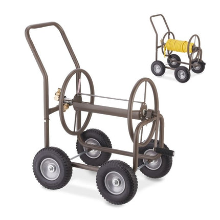 Brauner Stahl-Schlauchwagen