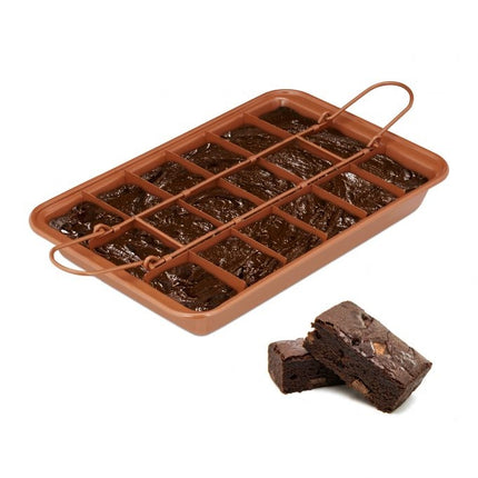 Brownieform mit anhebbarem Boden