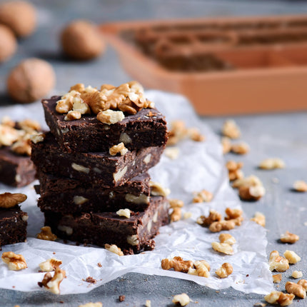 Brownieform mit anhebbarem Boden