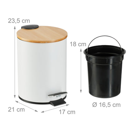 Seau pour cosmétiques 3 litres