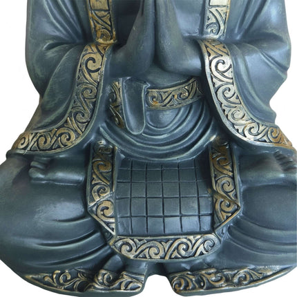 Buddha-Statue 38cm, wetterfestes Polyresin