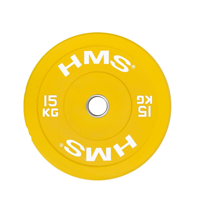 Bumper Olympic Plate, 15 KG, Gelb
