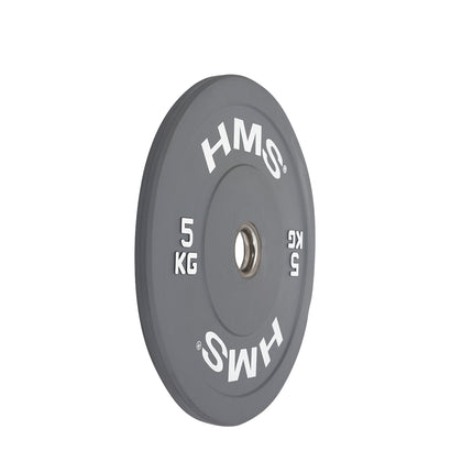Plaque olympique Bumper, 5 kg, grise