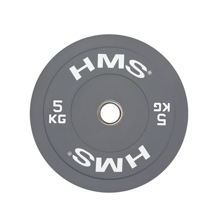 Plaque olympique Bumper, 5 kg, grise