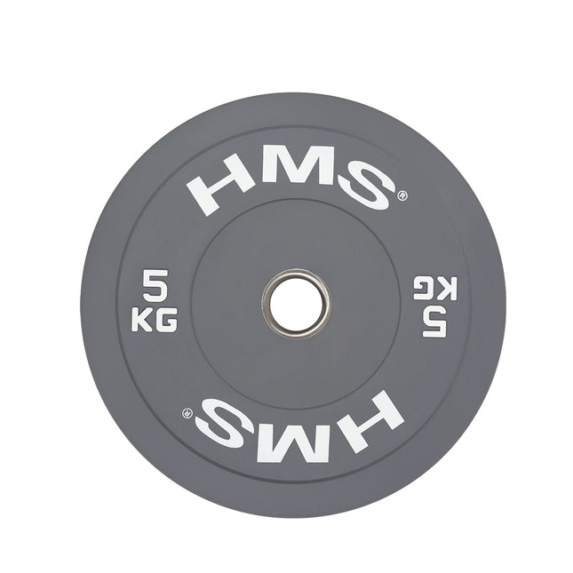 Bumper Olympic Plate, 5 kg, grau