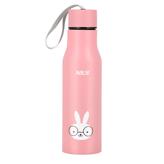 Thermo-Trinkflasche Hase – Isoliert, auslaufsicher, 350 ml