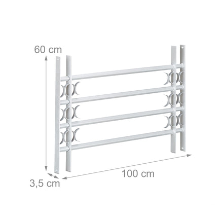 Protection anti-effraction avec grille de fenêtre extensible