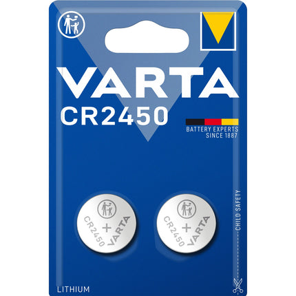 CR2450 3V Lithium Knopfzellenbatterie 2er-Pack