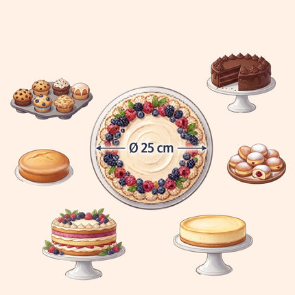Boîtes à gâteaux rectangulaires avec fenêtre et plateau