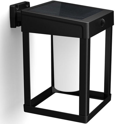 Camill Wandleuchte Solar Ultra Effiziente LED 25lm/250lm Schwarz